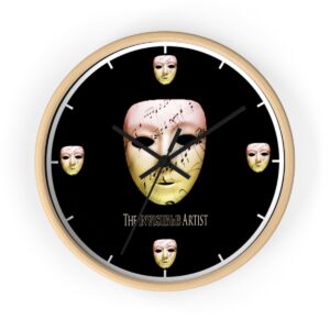 The Invisible Artist Wall clock